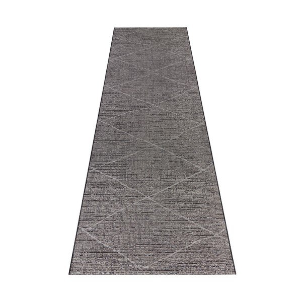 Antracīta pelēks āra skrejceļš Elle Decoration Curious Blois, 77 x 200 cm-image-2