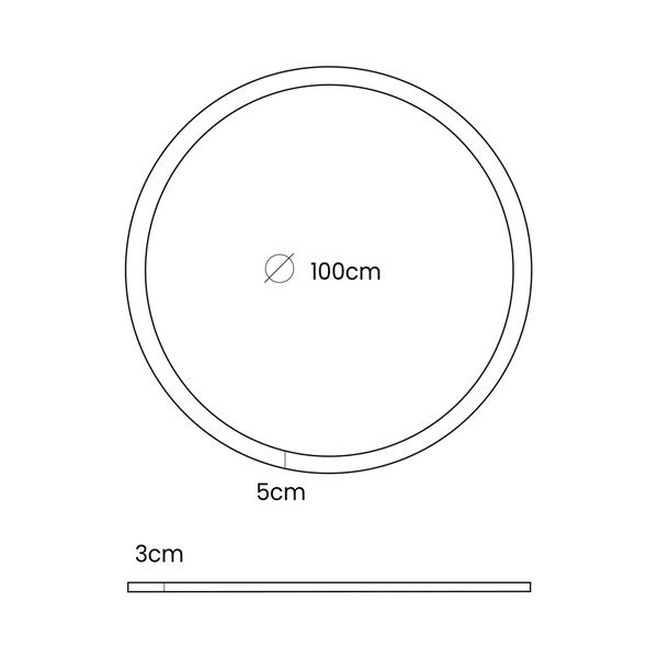 Pelēks bērnu rotaļu paklājiņš ø 100 cm – Meowbaby-image-1