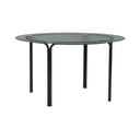 Melns apaļš žurnālgaldiņš ar stikla galda virsmu ø 80 cm Orbit – Hübsch