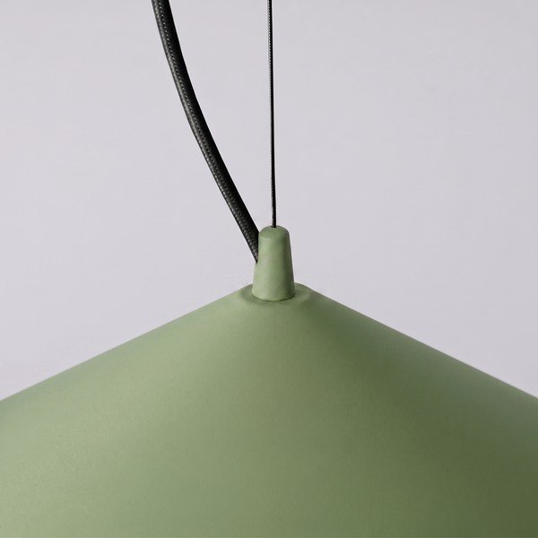 Haki metāla LED piekaramā lampa ø 50 cm FINT – Thoro-image-4