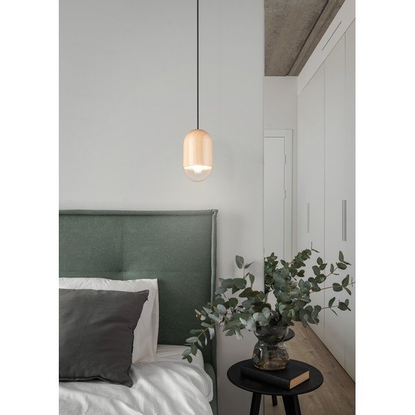 Bēša piekaramā lampa ø 11 cm Nara – Reality-image-1