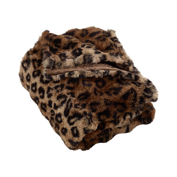 Brūns pleds 130x170 cm Animal Print – Catherine Lansfield