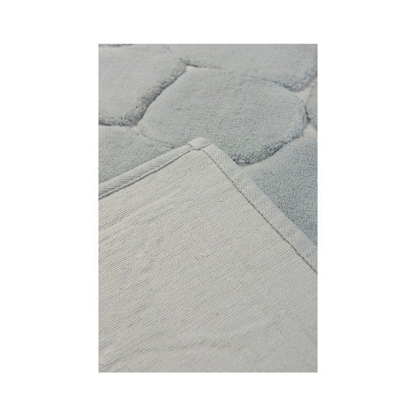 2 pelēku kokvilnas vannas paklājiņu komplekts Confetti Bathmats Parma Grey-image-1
