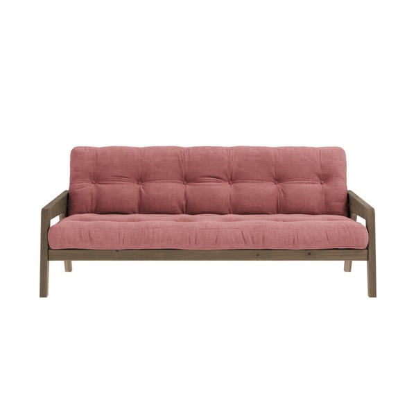 Rozā dīvāns 204 cm Grab Carob – Karup Design