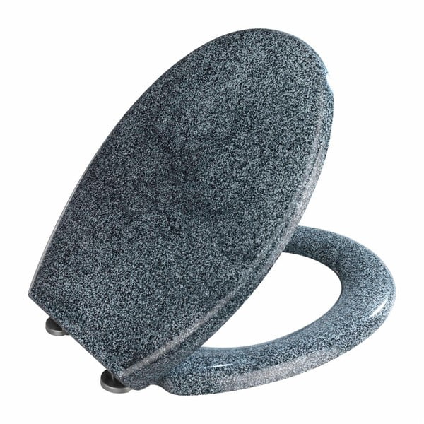 Granīta tualetes poda sēdeklis ar vieglu aizvēršanu Wenko Premium Ottana, 45,2 x 37,6 cm-image-2