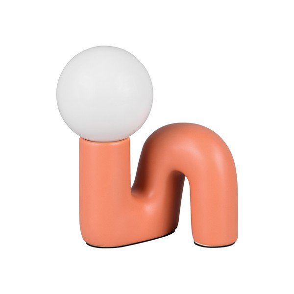 Oranža keramikas galda lampa (augstums 21,5 cm) Quinn – Reality