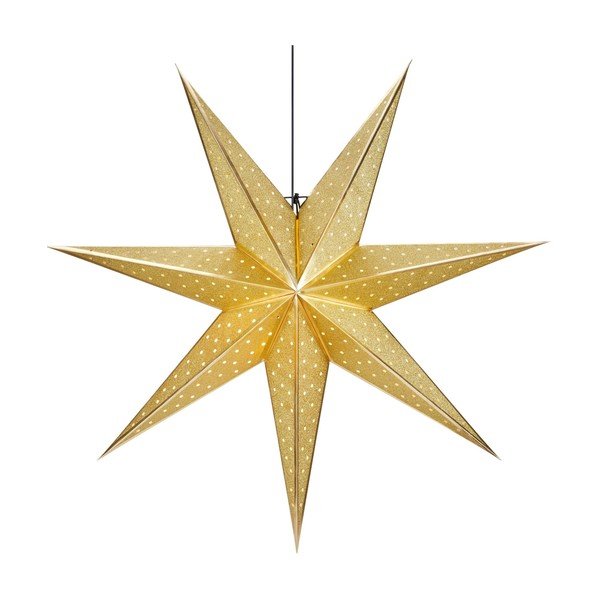 Zelta krāsas gaismas dekors ar Ziemassvētku motīvu ø 45 cm Glitter – Markslöjd