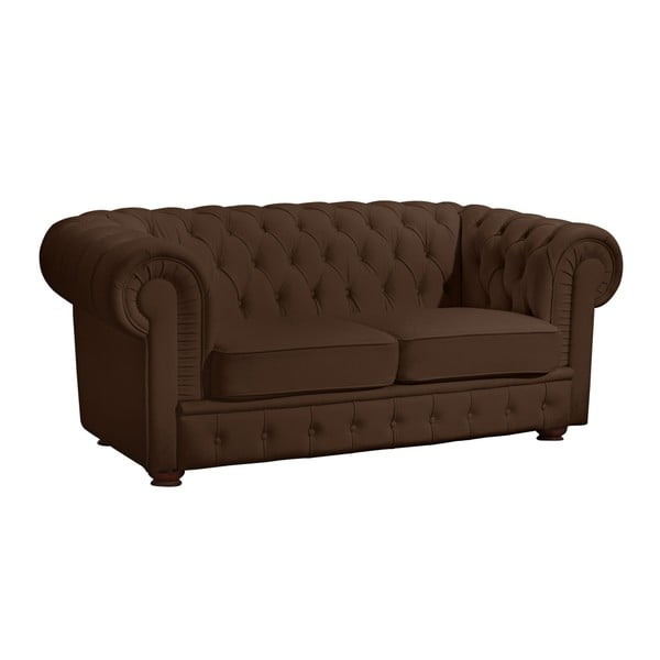 Brūns mākslīgās ādas dīvāns Max Winzer Bridgeport, 172 cm