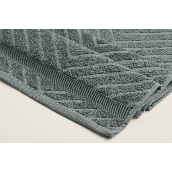 Dzelteni/pelēki frotē kokvilnas dvieļi (4 gab.) 50x90 cm – Foutastic-image-3