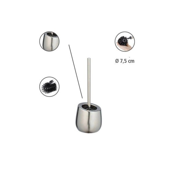 Keramikas tualetes birste Wenko Badi Chrome-image-3