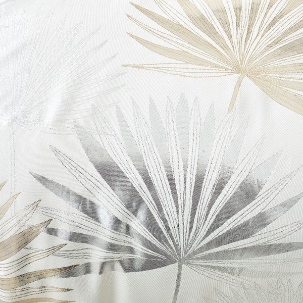 Krēmkrāsas divvietīga gultas veļa 200x200 cm Luxe Palm – Catherine Lansfield-image-4