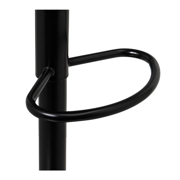 Melni mākslīgās ādas bāra krēsli ar regulējamu augstumu (2 gab.) (sēdekļa augstums 56,5 cm) – Casa Selección-image-2