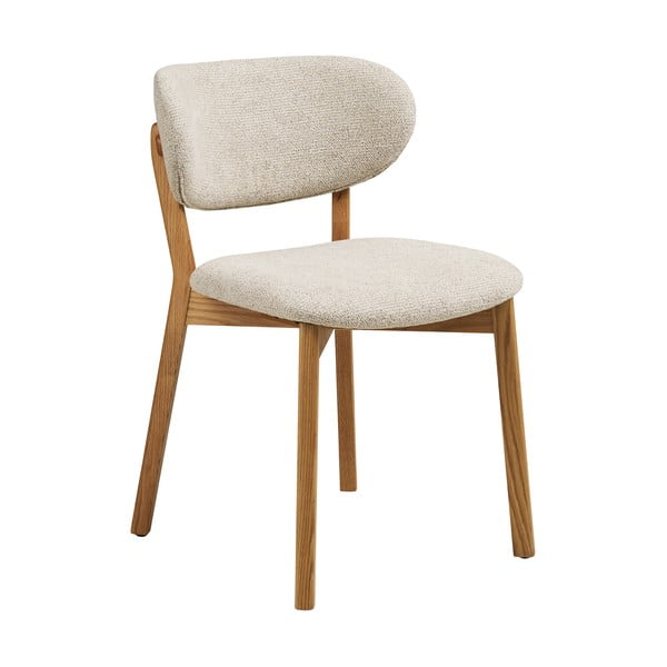 Bēšs/dabīga toņa polsterēts pusdienu krēsls Dunkirk – House Nordic
