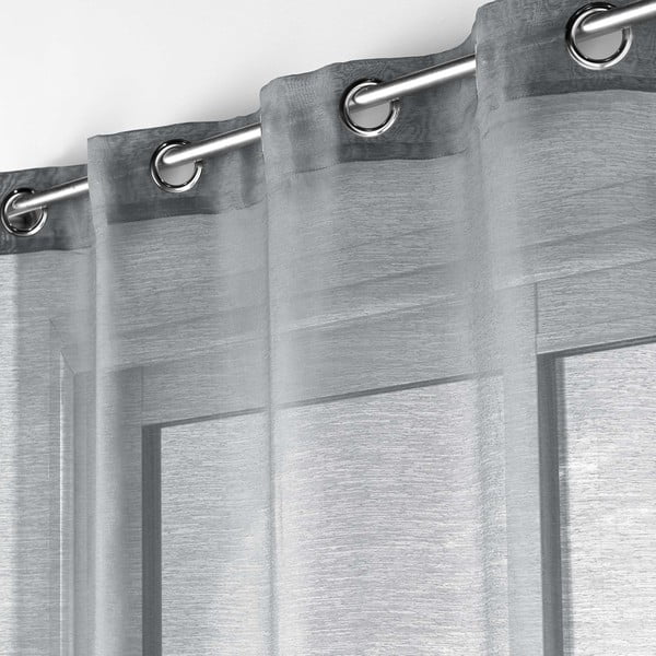 Pelēks dienas aizkars 140x240 cm Lissea – douceur d'intérieur-image-1