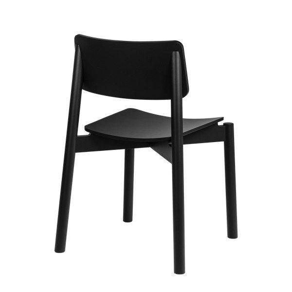 Melns pusdienu krēsls Wem – noo.ma-image-3