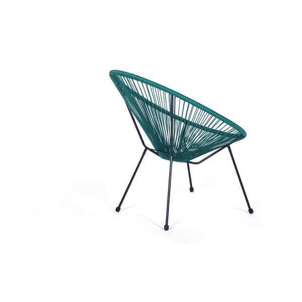 Zaļš dārza krēsls no mākslīgās rotangpalmas Bonami Selection Avocado-image-3