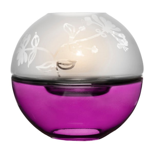 Violets Sagaform Shine Globe sveču turētājs