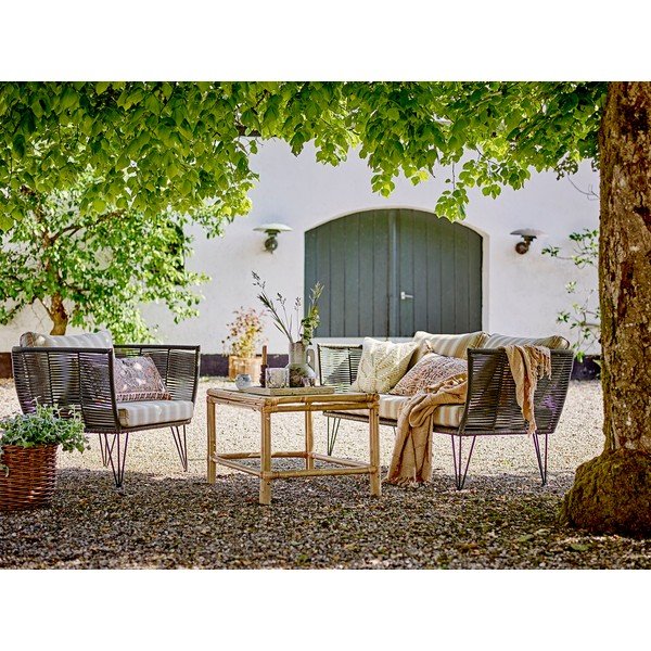 Bambusa dārza kafijas galdiņš 60x90 cm Sole – Bloomingville-image-1