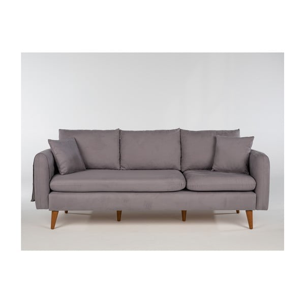 Pelēks dīvāns 215 cm Sofia – Balcab Home