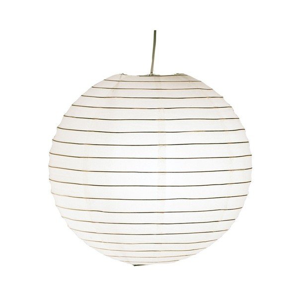 Balts abažūrs ø 40 cm Paper – Trio