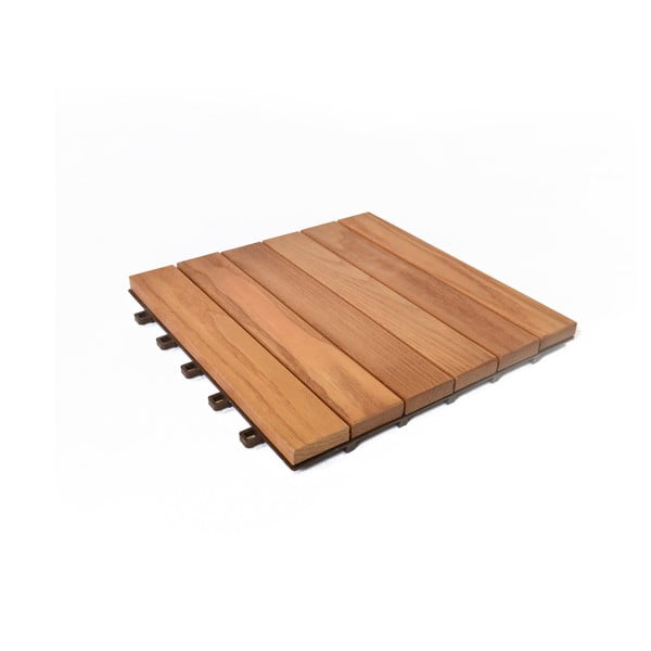 Oškoka grīdas flīzes (6 gab.) Rojaplast – Thermowood-image-3