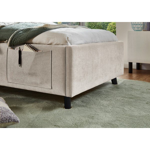 Bēša bērnu gulta bez režģa 90x200 cm Cosy – Meise Möbel-image-3