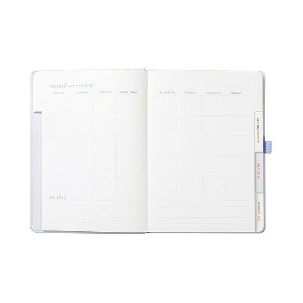 Piezīmju grāmatiņa sudraba krāsā kāzu budžetam Busy B-image-3