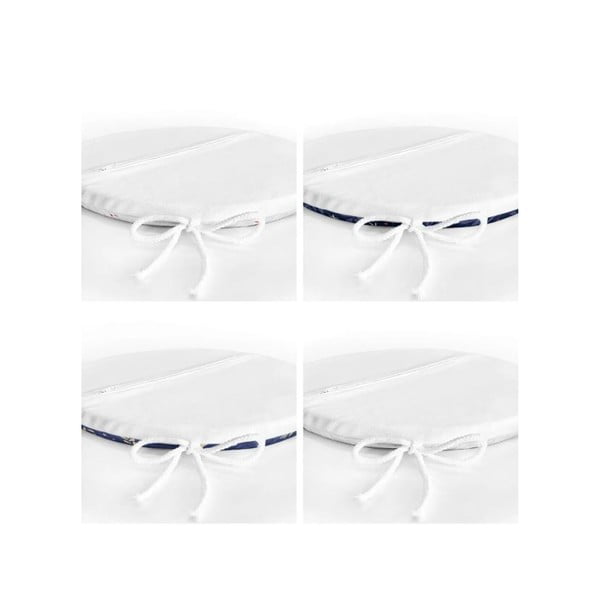 Sēdekļa spilveni ar Ziemassvētku motīvu (4 gab.) ø 40 cm Blue Christmas – Mila Home-image-2