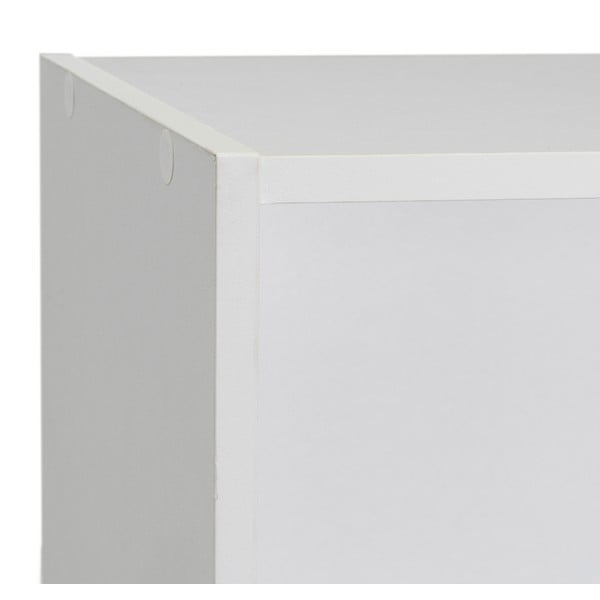 Balts grāmatplaukts 30x106x24 cm Cube – Casa Selección-image-4