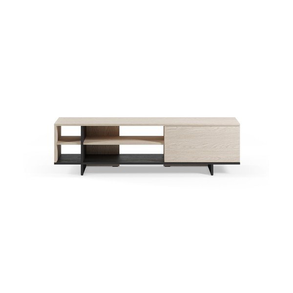 Melns TV galdiņš 160x44x36 cm Cequoia – Marckeric