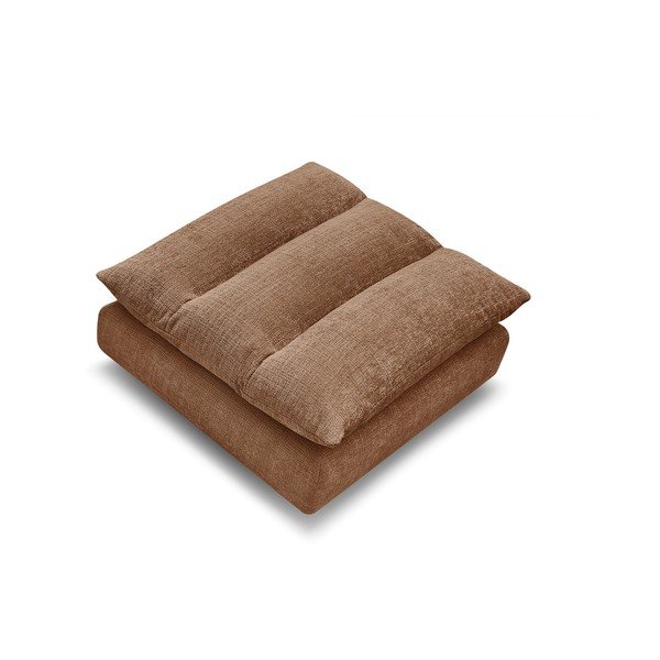 Oranžs kāju soliņš no šenila auduma Neil – Bobochic Paris-image-3