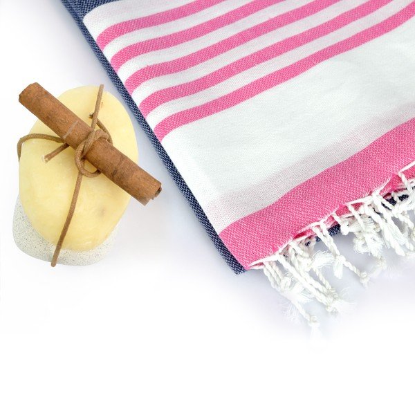 2 zilu hamama dvieļu komplekts HF Living Mist-image-3
