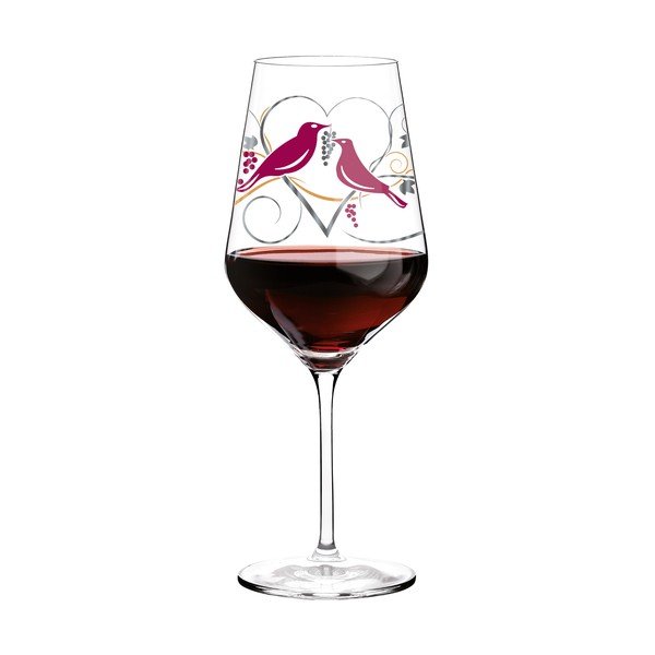 Sarkanā vīna glāze no kristāla stikla Ritzenhoff Anissa Mendil, 580 ml