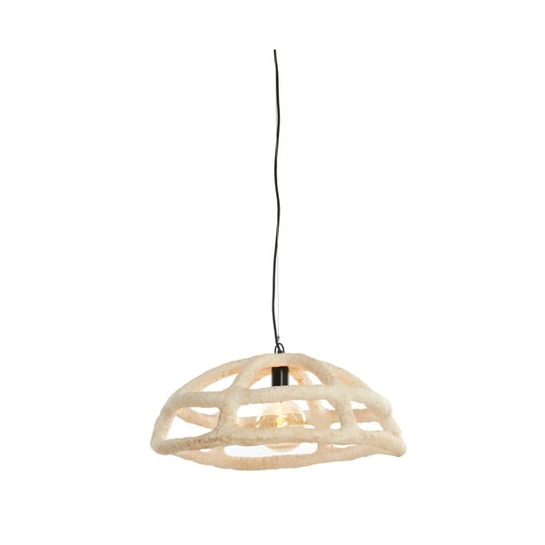 Krēmkrāsas piekaramā lampa ø 59 cm Porila – Light & Living