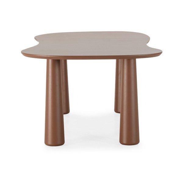 Brūns žurnālgaldiņš ar priedes masīvkoka galda virsmu 110x220 cm Nahia – MOME-image-3