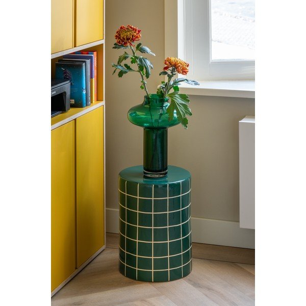 Keramikas apaļš sānu galdiņš ø 33 cm Retro Tiles – Leitmotiv-image-2