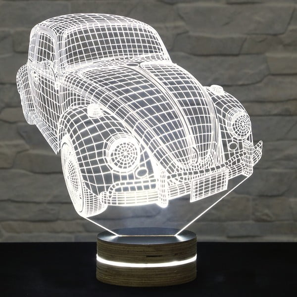 3D galda lampa Vecais auto