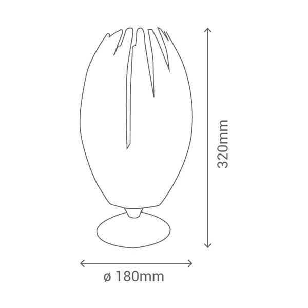 Balta galda lampa SULION Medusa-image-2