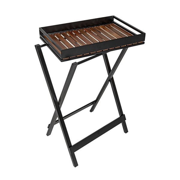 Sānu galdiņš ar akācijas koka galda virsmu 42x60 cm Taba – Wenko-image-3