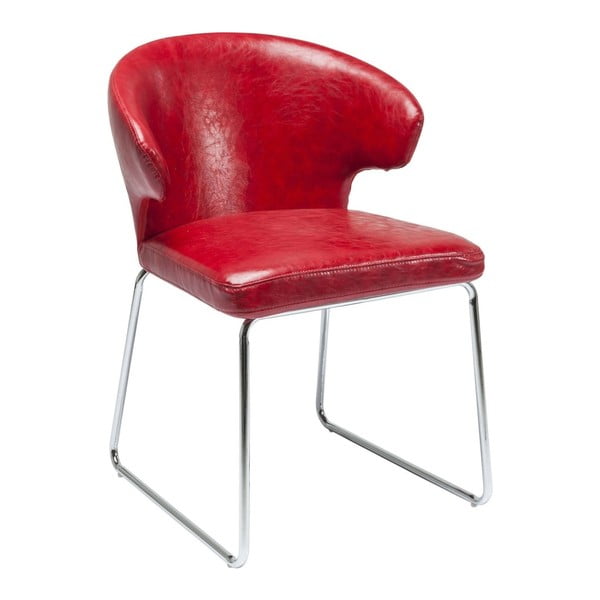 Sarkans ēdamistabas krēsls Kare Design Atomic