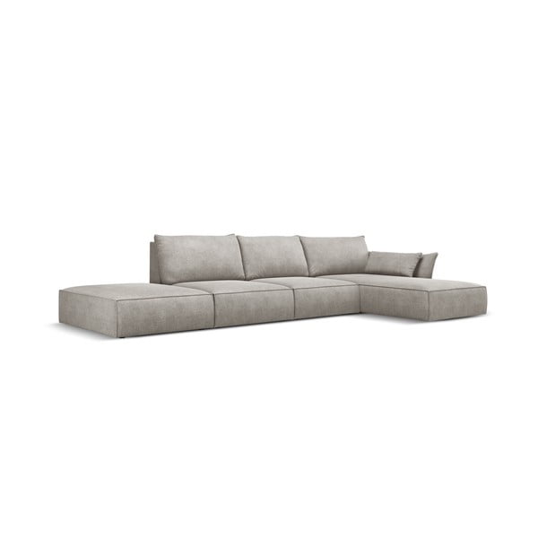 Gaiši pelēks stūra dīvāns (labais stūris) Vanda – Mazzini Sofas-image-2