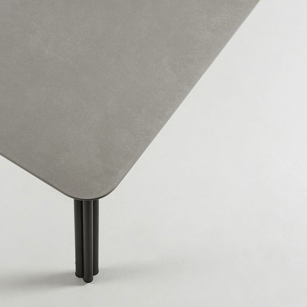 Pelēks galds La Forma Bernon, 180 x 100 cm-image-3