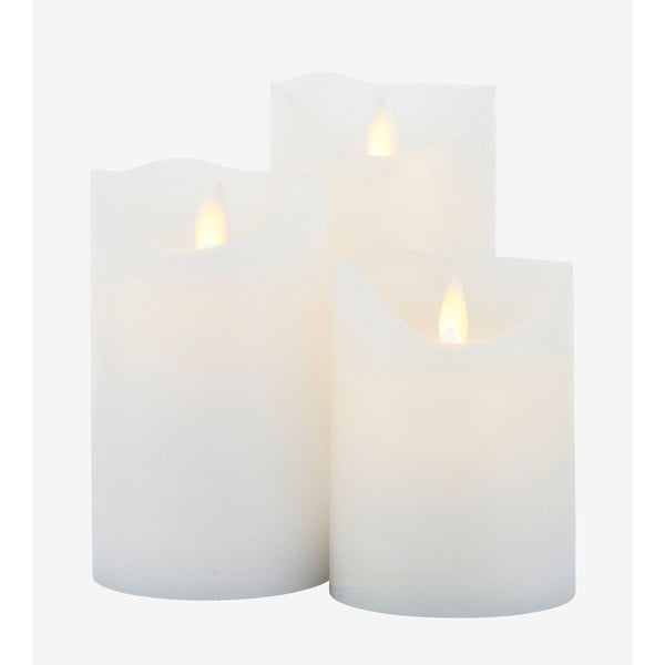 LED svece (3 gab.) (augstums 15 cm) Sara Exclusive – Sirius-image-2
