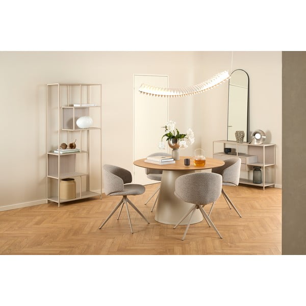 Apaļš ēdamgalds ar ozolkoka imitācijas galda virsmu ø 120 cm Soli – Actona-image-1