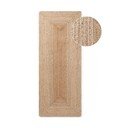 Dabīga toņa/gaiša dabīga toņa divpusējs/ar rokām darināts džutas celiņa paklājs 80x300 cm Juno – Hanse Home