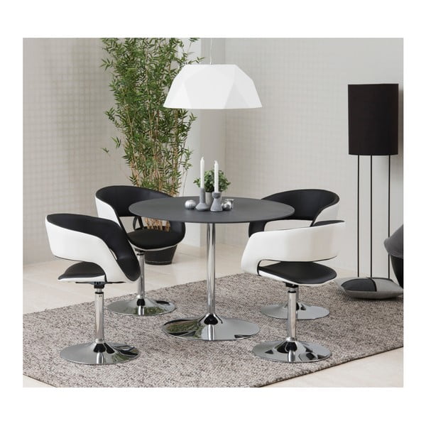 Melnbalts Actona Grace ēdamistabas krēsls-image-4