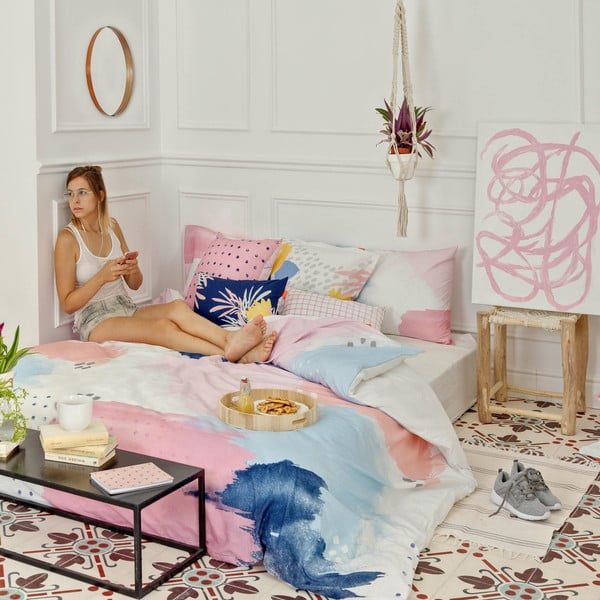 Kokvilnas segas pārvalks Blanc Tempera, 140 x 200 cm-image-4