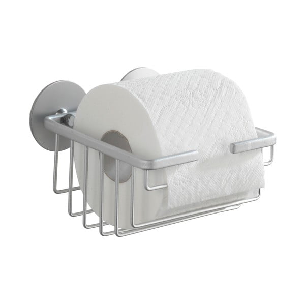 Wenko Alumimium pašnesošais tualetes papīra turētājs, līdz 40 kg