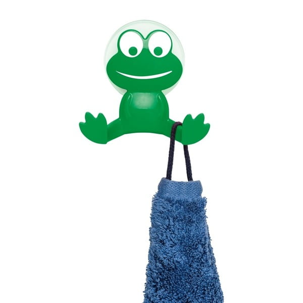 Zaļš Wenko sienas āķis Frog-image-3