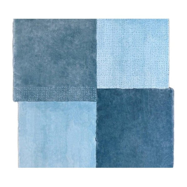 Zils EMKO Over Square paklājs, 200 x 207 cm